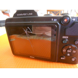 Замена сломанного ЖК-дисплея камеры Nikon L310